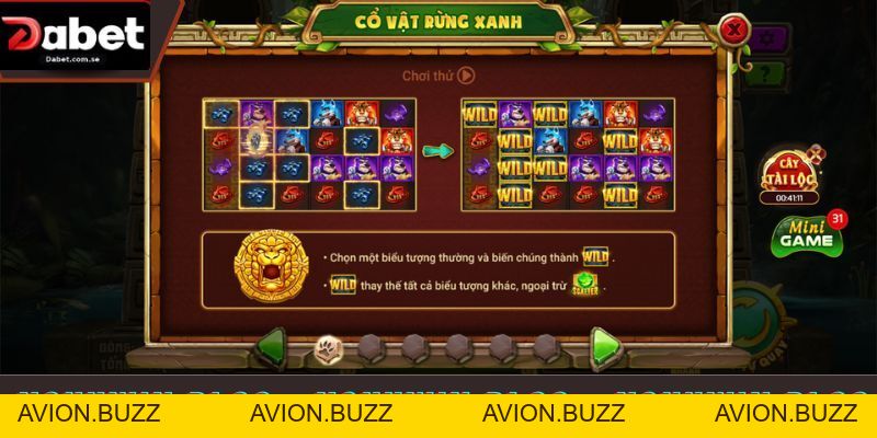 Game Cổ Vật Rừng Xanh Dabet – Hành Trình Săn Kho Báu - AVION